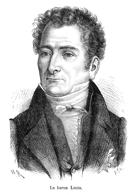 Le baron Louis. Le baron Joseph-Dominique Louis, également appelé l’abbé Louis, est un homme politique et diplomate français né à Toul (Meurthe) le 13 novembre 1755 et mort à Bry-sur-Marne (Seine-et-Marne) le 26 août 1837 . Il s'imposa comme un remarquable technicien des finances publiques et fut à cinq reprises différentes ministre des Finances, sous les deux Restaurations et la monarchie de Juillet.