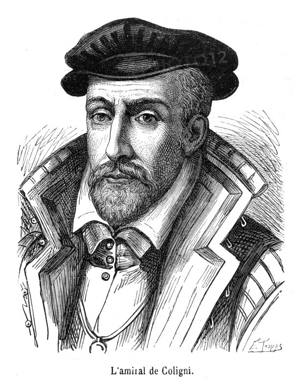 Gaspard de Coligny (16 février 1519 à Châtillon-sur-Loing–24 août 1572 à Paris) comte de Coligny, baron de Beaupont et Beauvoir, Montjuif, Roissiat, Chevignat et autres lieux, seigneur de Châtillon, amiral de France. Il est l'un des membres les plus connus de l'illustre maison de Coligny.