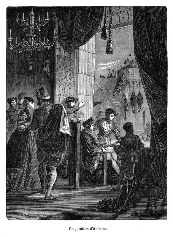 La conjuration d'amboise, également appelée tumulte d'Amboise (mars 1560) est un coup de force manqué, organisé par des gentilshommes protestants pour s'emparer de la personne du roi, François II et le soustraire de la tutelle des Guise. Il s'agit d'un évènement qui annonce les guerres de Religion à venir (1562-1598).