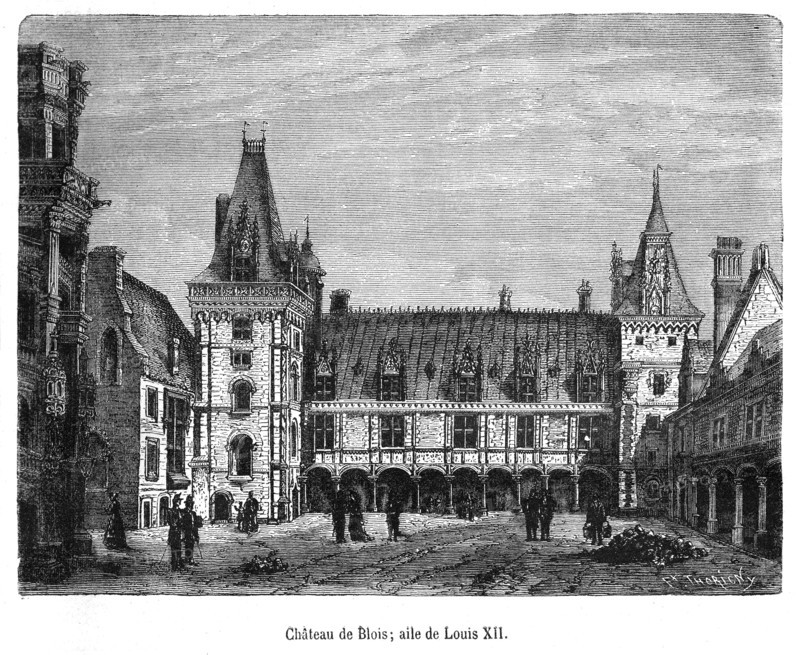 Château de Blois: aile Louis XII.
