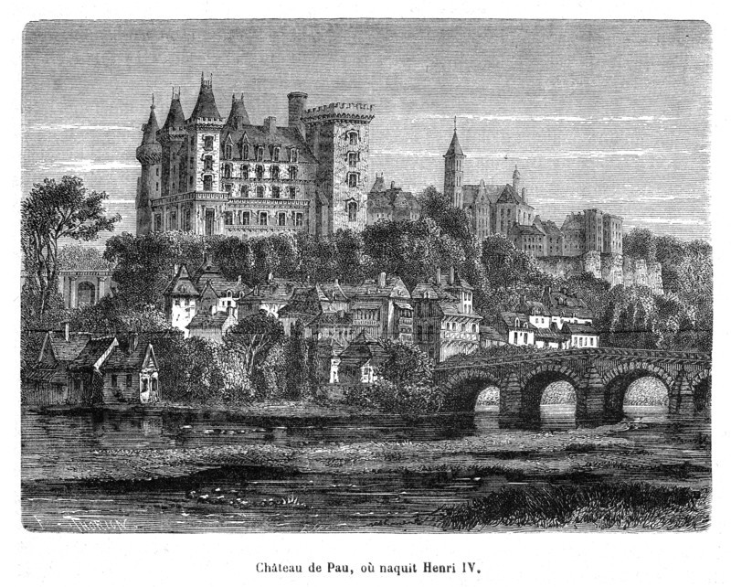 Château de Pau où naquit Henri IV.