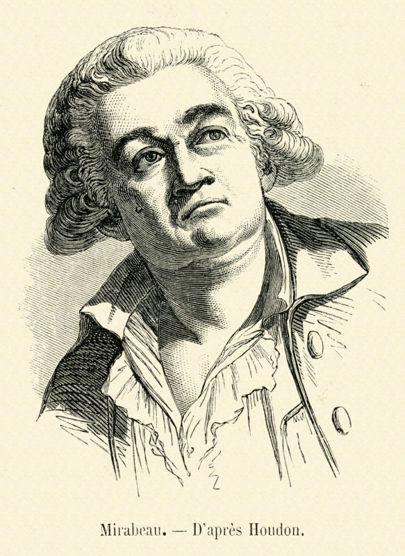 Honorable Gabriel Riqueti, count of Mirabeau