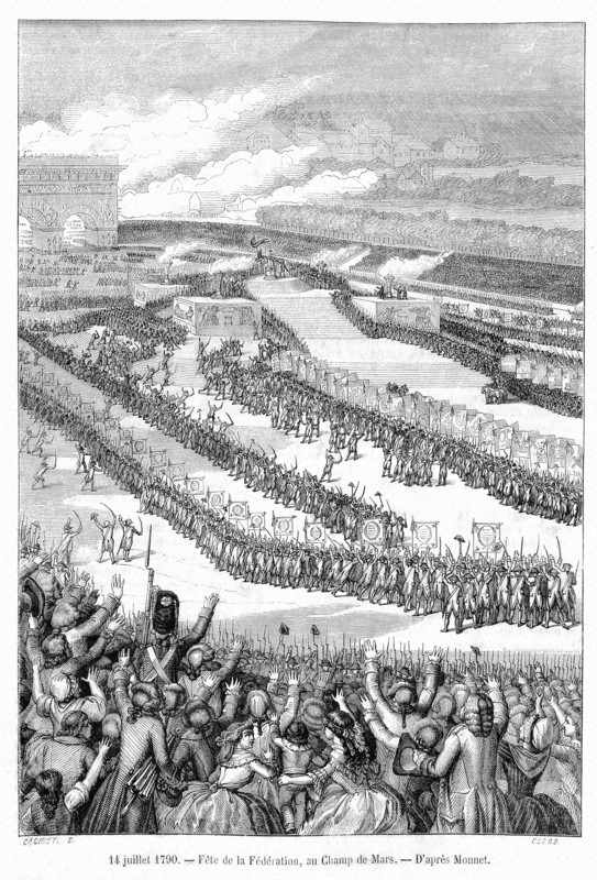 Festivities of July 14, 1790 in Paris