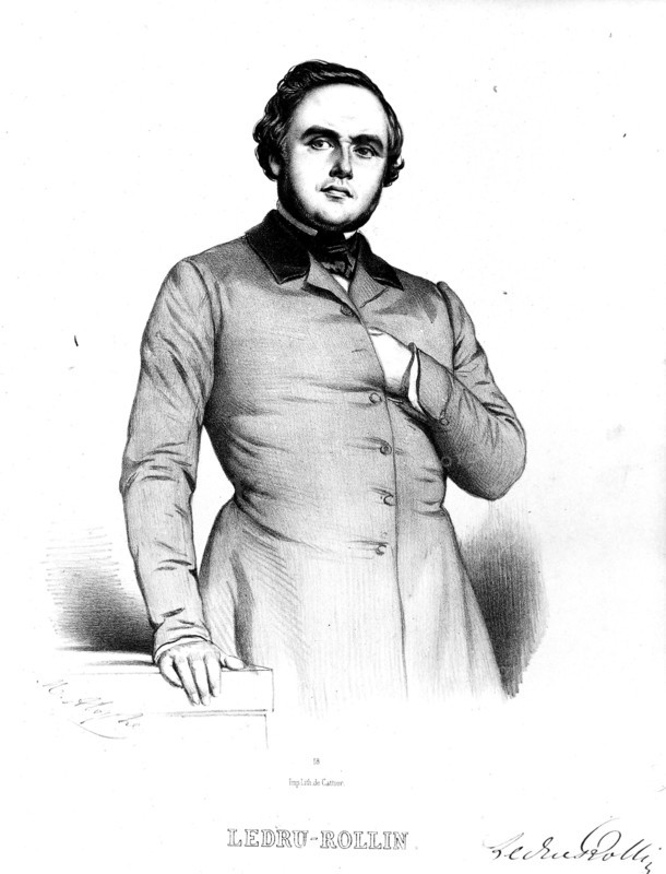 Ledru-Rollin (Alexandre-Auguste Ledru, dit Ledru-Rollin) - (1807-1874) - Avocat -