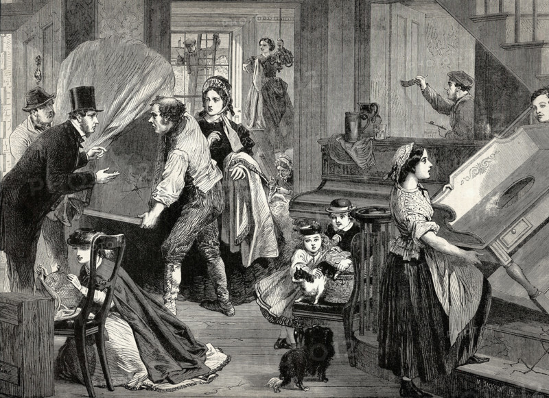 Vie quotidienne. "Le jour du terme".
