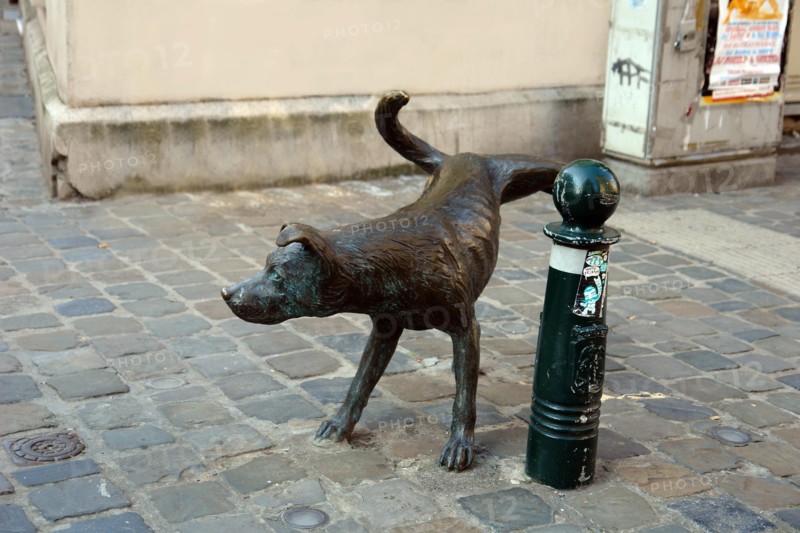 Sculpture de chien