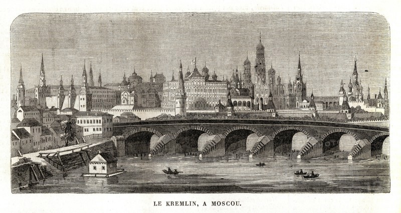 Russie. Le Kremlin, à Moscou (1864).