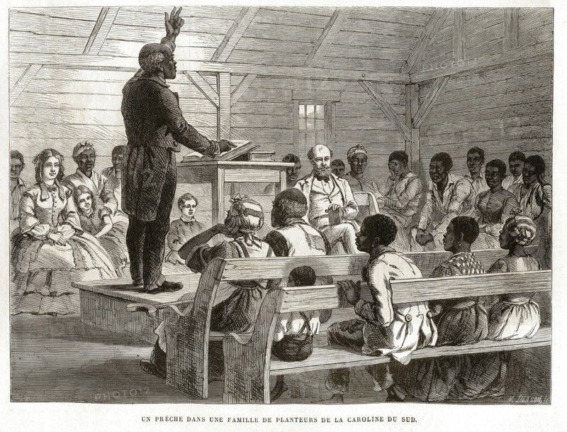 La Guerre de Sécession est une guerre civile qui opposa, entre 1861 et 1865, les États confédérés d'Amérique du Sud aux États du Nord, loyaux à la Constitution des États-Unis d'Amérique. Un prêche dans une famille de planteurs de la Caroline du Sud.