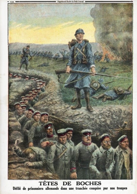 Head of German soldiers