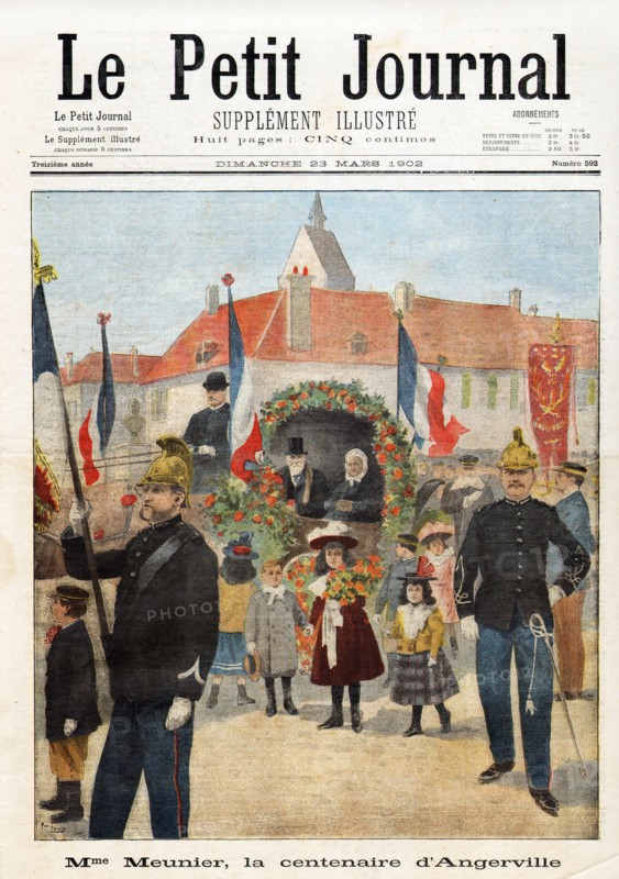 Mme Meunier, la centenaire d'Angerville