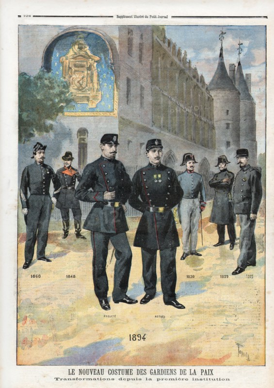 The new police officer uniform