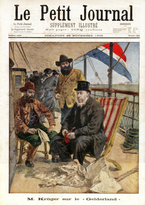 Mr Krüger sur le Gelderland.