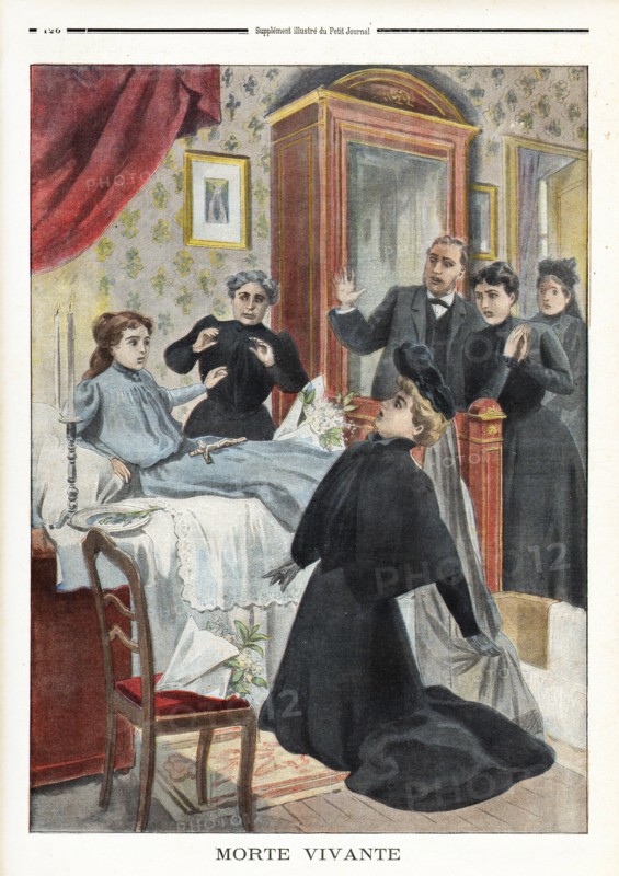 Woman waking up from a coma