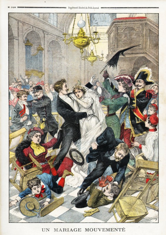 A lively wedding
