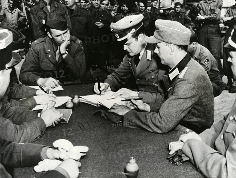 German surrender at Saint-Nazaire, 1945
