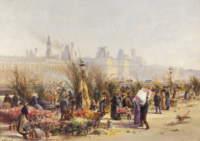 Fraipont, Marché aux fleurs sur les Bords de Seine