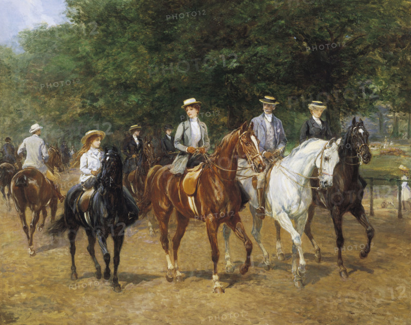 Hardy, Promenade à cheval le matin