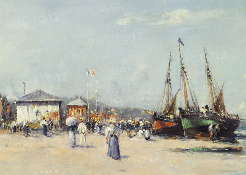 Malfroy, Sur la Plage à Deauville