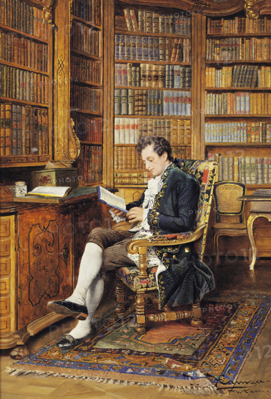 Hamza, In the Library