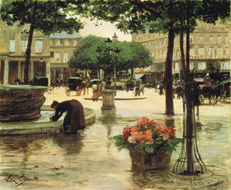 Gilbert, La Marchande de Fleurs