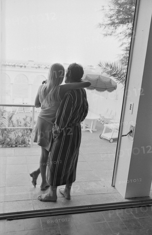 Charles Aznavour en vacances à La Napoule