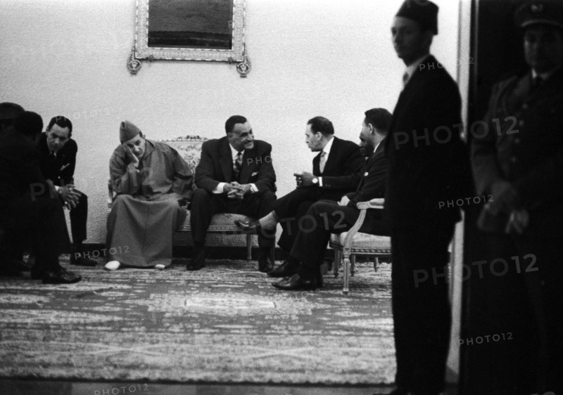 Conférence de Casablanca, Mohammed V, Nasser, et Ferhat Abbas (1961)