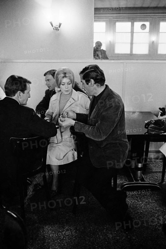 Jean-Louis Trintignant, Catherine Deneuve and Roger Vadim, 1963