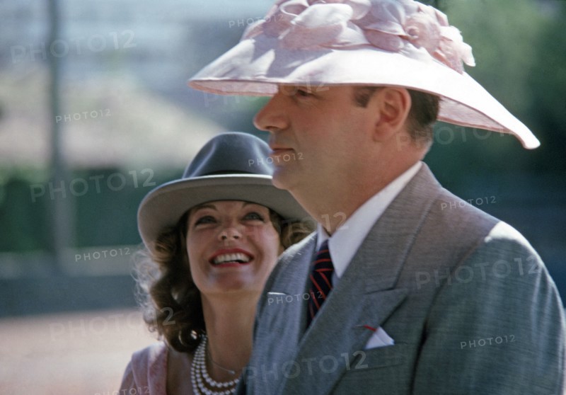 Romy Schneider et Philippe Noiret, 1976
