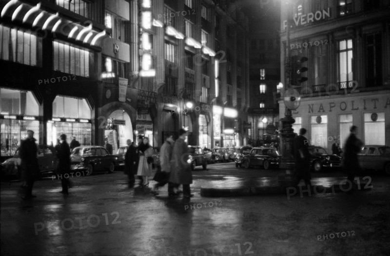 Rue Louis le Grand à Paris, 1958
