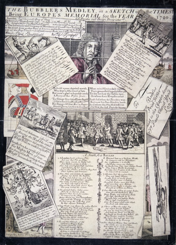 'The Bubblers Medley, or a Sketch of the Times', 1720. Artist: Anon