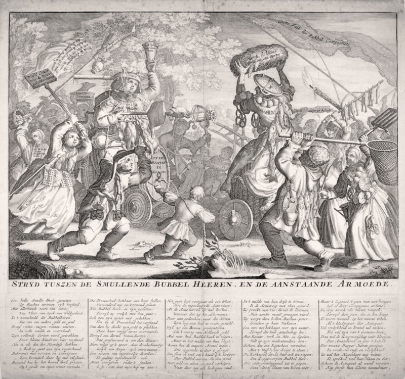 Dutch satire on the South Sea Bubble, 1720. Artist: Anon