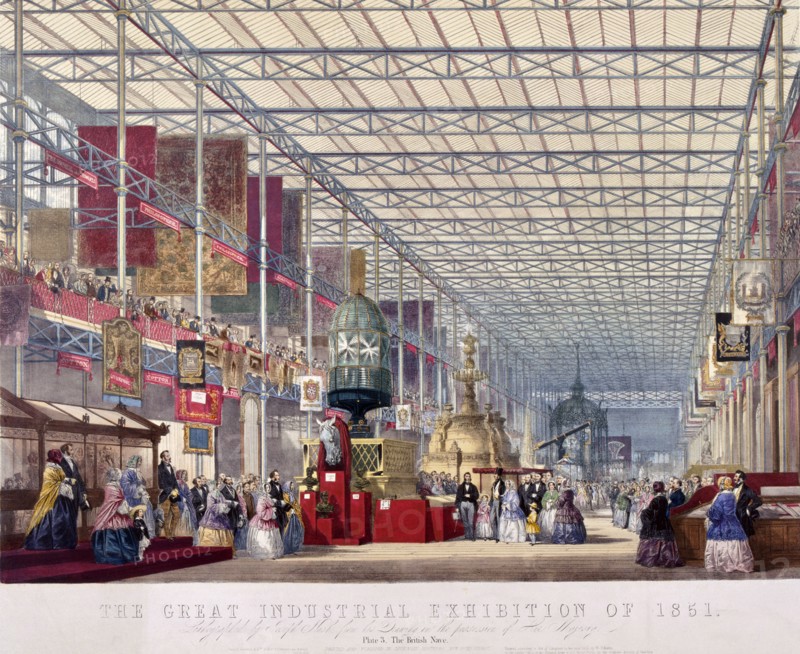 Great Exhibition, Crystal Palace, Hyde Park, London, 1851. Artist: Dickinson Brothers