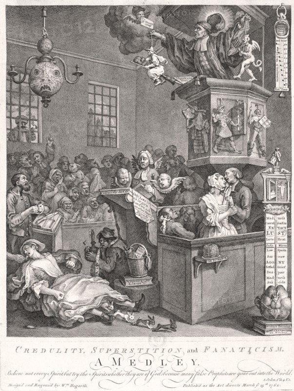 'Credulity, Superstition and Fanaticism. A medley', 1762. Artist: William Hogarth