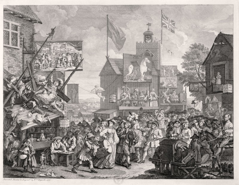 'Southwark Fair', 1733. Artist: William Hogarth