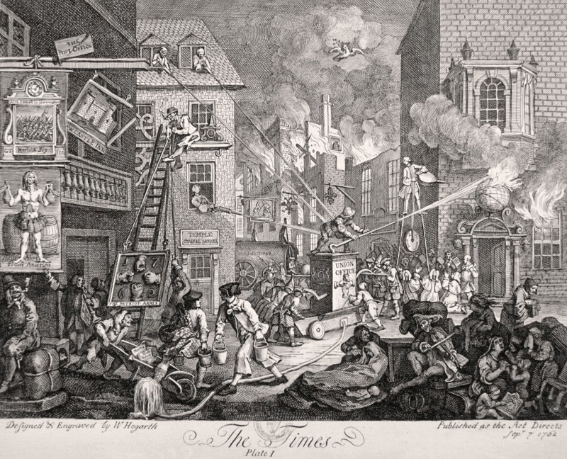 'The Times,' 1762. Artist: William Hogarth