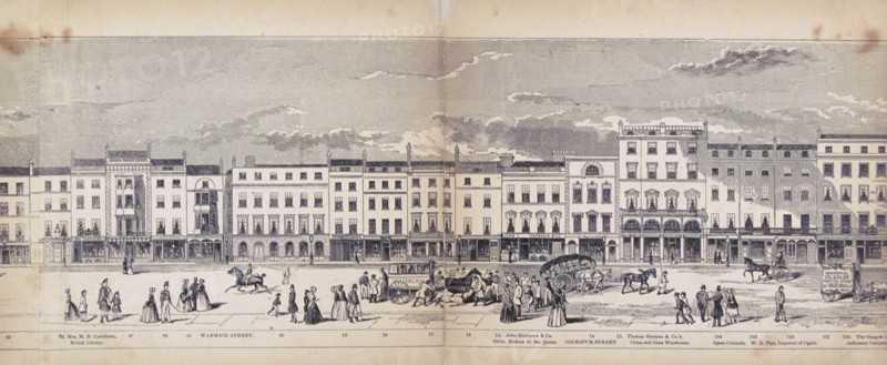 Panorama of London, 1849. Artist: George C Leighton