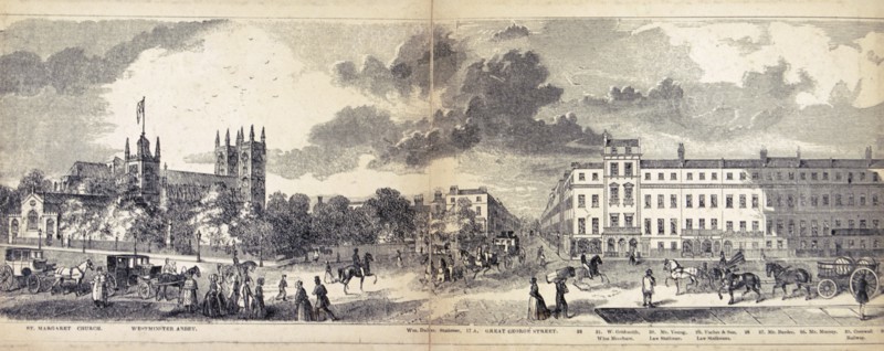 Panorama of London, 1849. Artist: George C Leighton