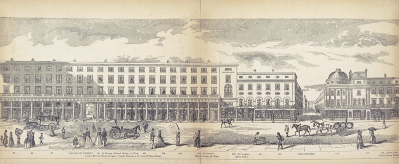 Panorama of London, 1849. Artist: George C Leighton