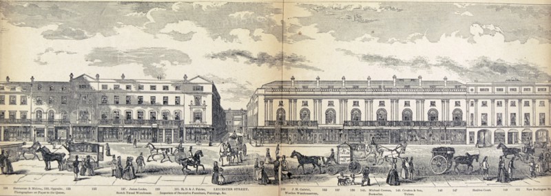 Panorama of London, 1849. Artist: George C Leighton