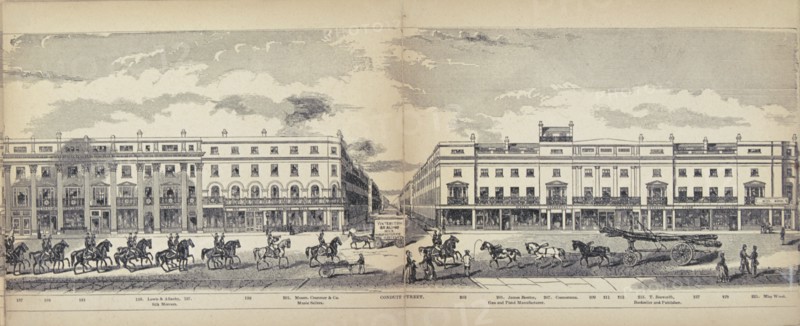 Panorama of London, 1849. Artist: George C Leighton