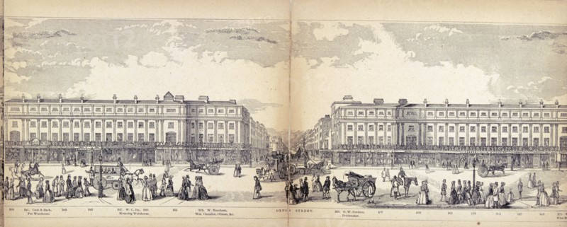 Panorama of London, 1849. Artist: George C Leighton