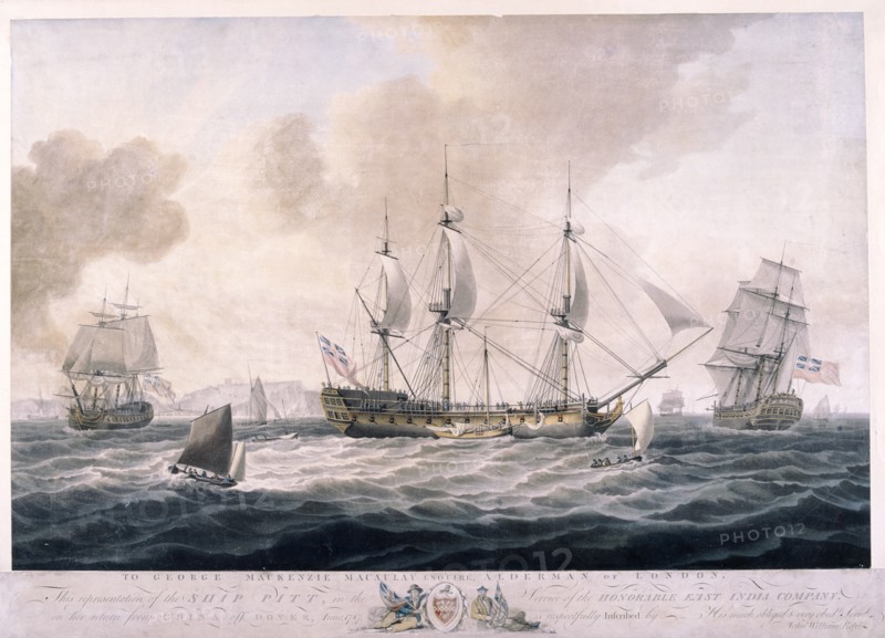 The Pitt, 1787. Artist: Unknown