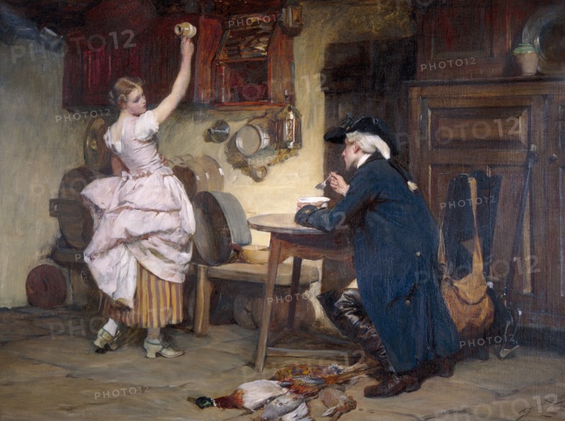 'Flirtation', 1885. Artist: John Francis Rigaud