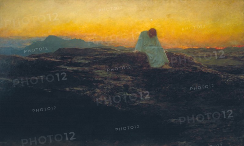 The Temptation in the Wilderness', 1898. Artist: Briton Riviere