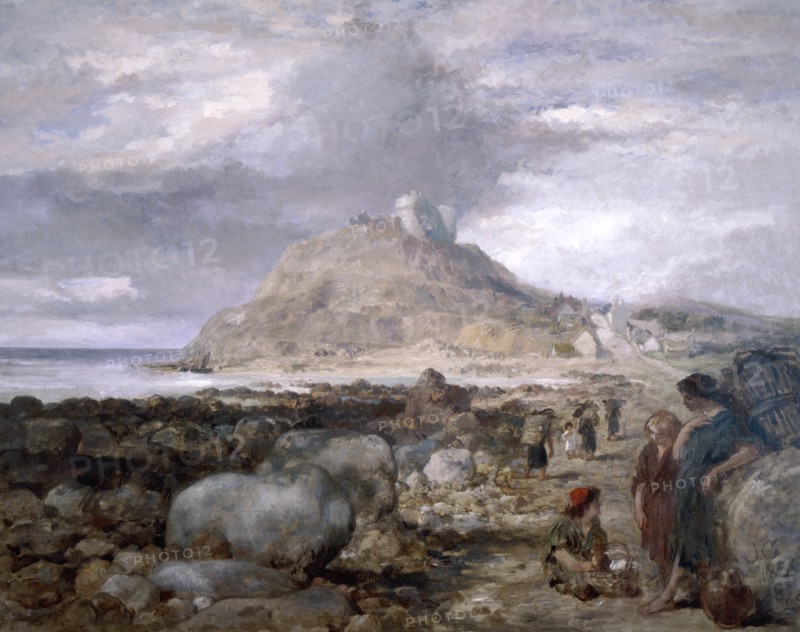 Criccieth Castle, Wales, 1878. Artist: Sir John Gilbert