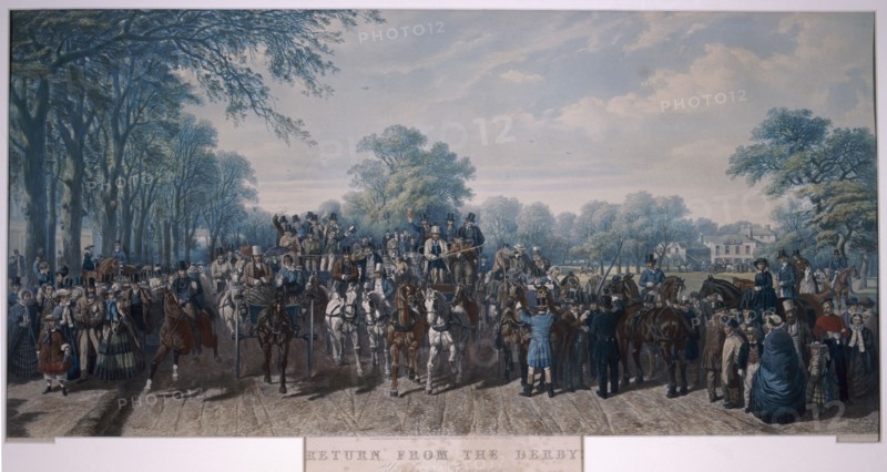 Clapham Common, Wandsworth, London, 1862. Artist: John Harris