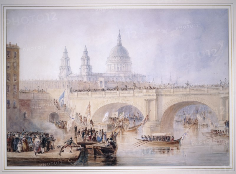 Blackfriars Bridge, London. Artist: Unknown