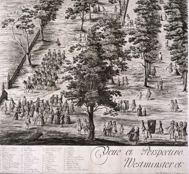 Panoramic view of London, 1720. Artist: Johannes Kip