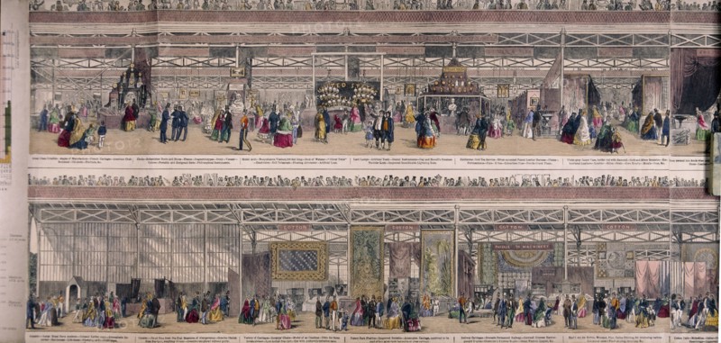 Great Exhibition, Crystal Palace, Hyde Park, London, 1851. Artist: Anon