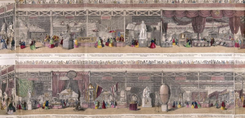 Great Exhibition, Crystal Palace, Hyde Park, London, 1851. Artist: Anon